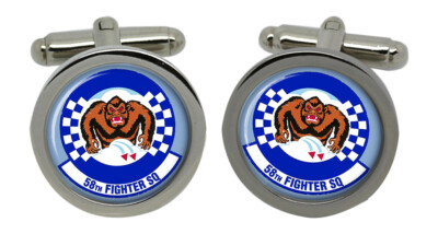 58. Fighter Squadron USAF Manschettenknöpfe In Box