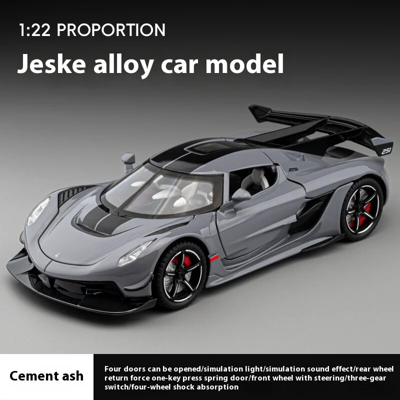 1:22 Koenigsegg Jesko Supercar Soport Racing Car Alloy Diecast Model Toy Vehicle