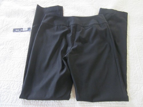 Nic + Zoe Womens Pants Size 2 Wonderstretch Straight Leg Black Onyx ALL1806 - Picture 6 of 7