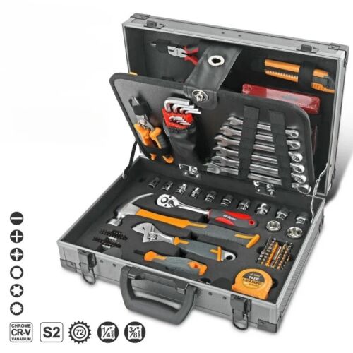 113 STCK. KFZ Mechanische Hardware Reparatur Werkzeuge Zubehör Multifunktional - Bild 1 von 19