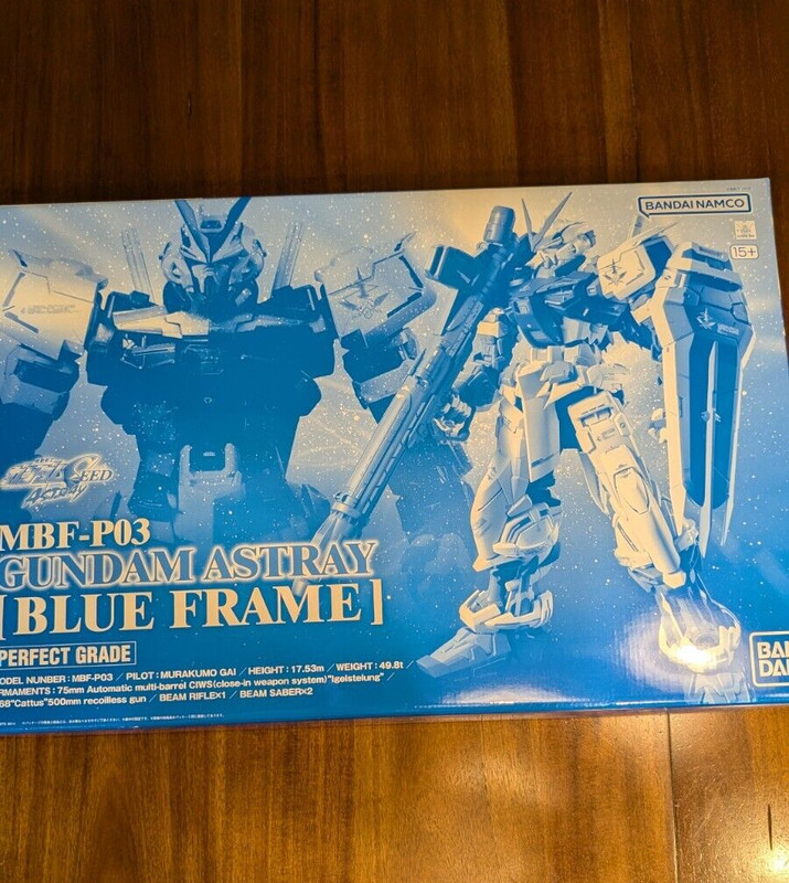 PBandai PG GUNDAM ASTRAY BLUE FRAME Model Kit BRAND NEW SEALED US SELLER!