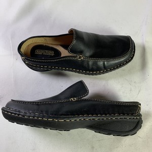 Download PREDICTIONS LEATHER COLLECTION BLACK SLIP ON LOAFERS MULES ...