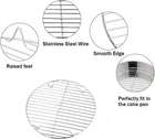 round Cooling Rack Set of 2, 7½ Inch round Rack Baking Steaming ...