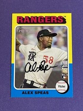 2024 Topps Heritage Alex Speas Rookie #264 Texas Rangers RC (Q)