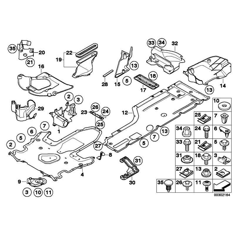 BMW 5er E60 E61 Abdeckung Batteriewanne 51717896625 online kaufen  