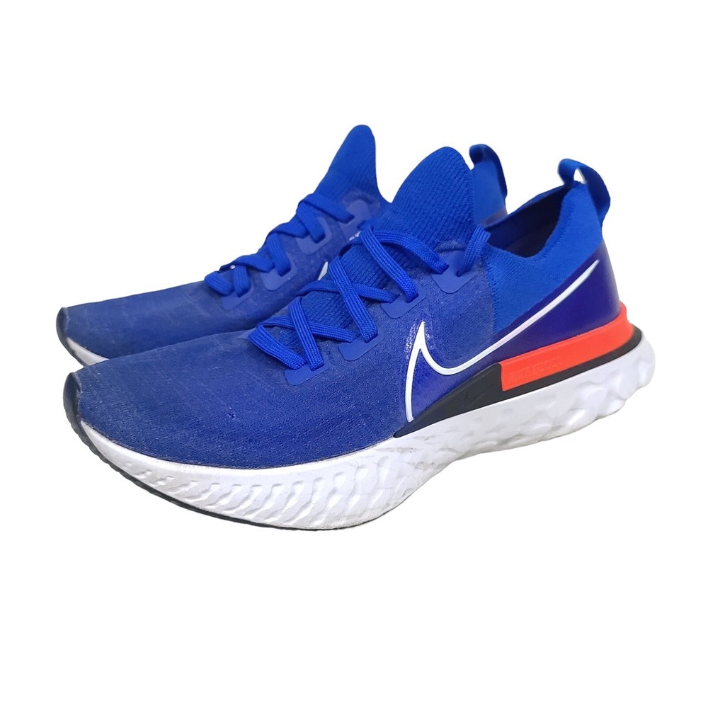 Nike React Infinity Run Flyknit Mens Size 12.5 Blue Running Shoes CD4371-400
