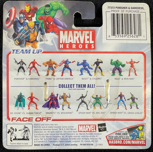 NEW RARE 2007 3" Marvel Heroes Face Off/Team Action Figure Collection MOC/MIP - Picture 19 of 24