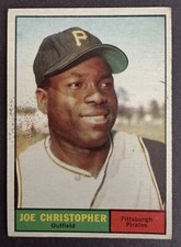 1961 Topps - #82 Joe Christopher (RC)
