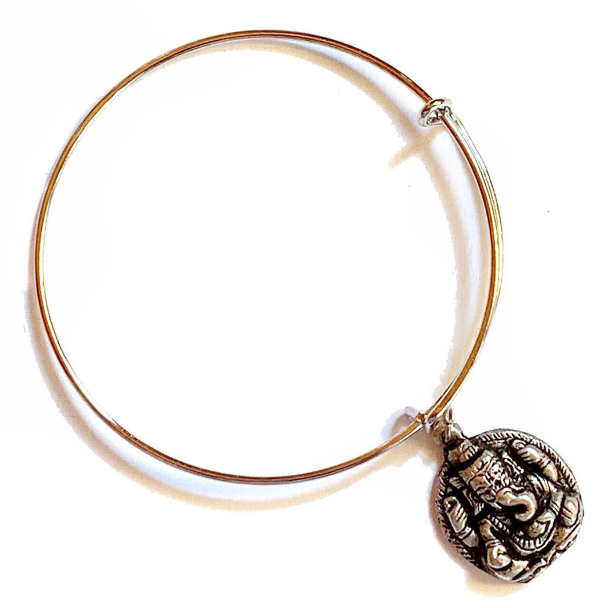 Ganesha Charm Bangle Bracelet