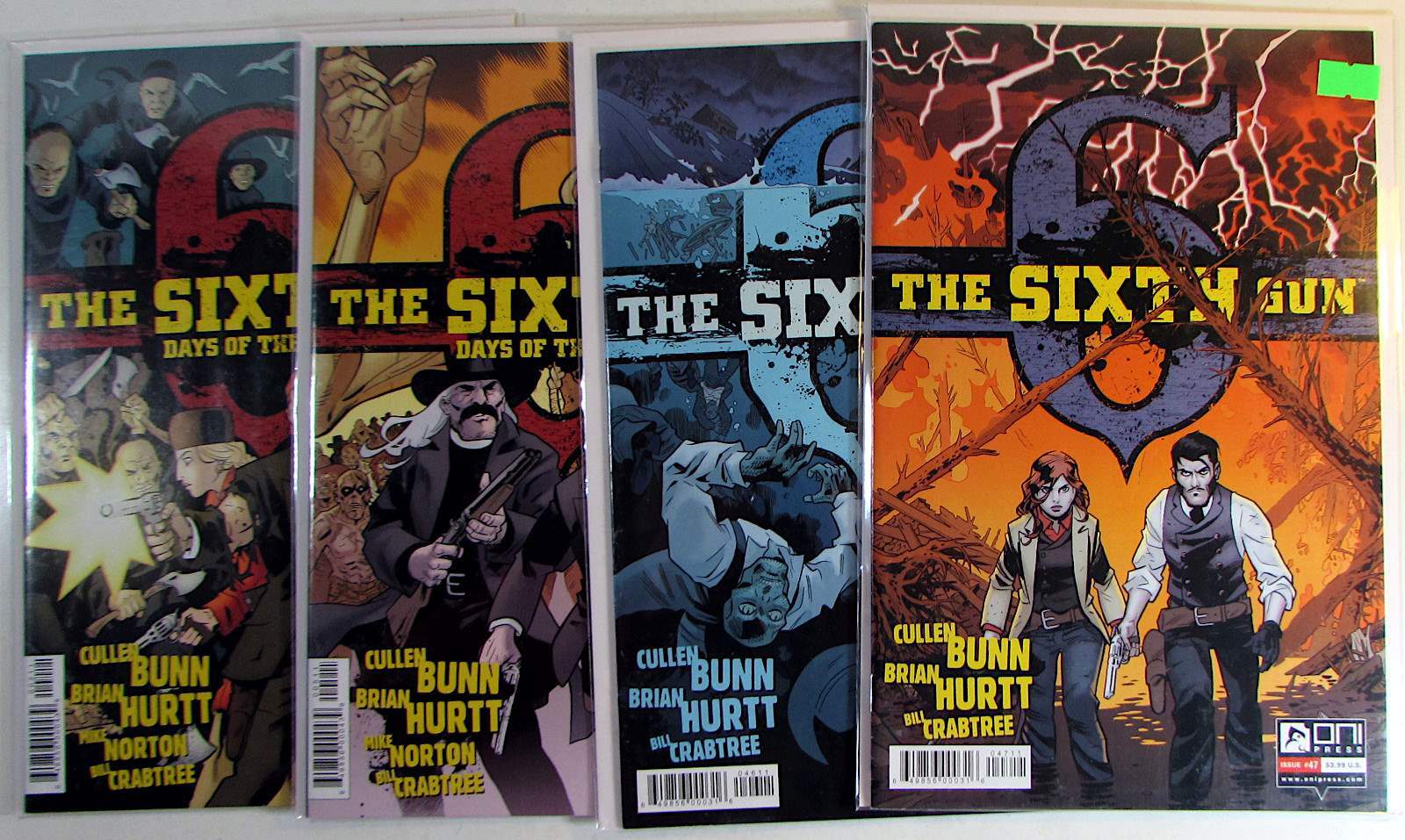 The Sixth Gun Lot of 4 #46, 47, Days of the Dead 2, 5 Oni Press 2014 Comic Books