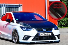Bi Spoilerschwert Frontspoiler Splitter ABS für Seat Ibiza FR 6F Schwarz Glanz