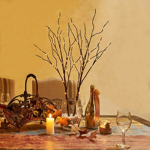 Hairui Lighted Willow Branches Battery Operated Home Mantle Christmas Decor - Picture 27 of 35