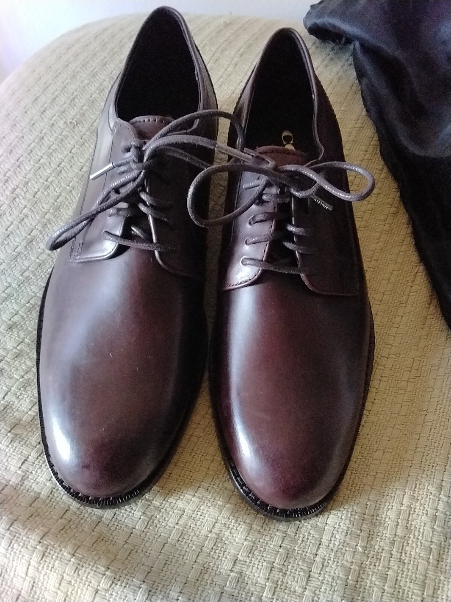 COACH Andrew Derby Size 9D Dark Brown Leather Men