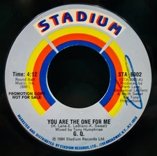 G.Q.‎–You Are The One For Me~Funk Soul Promo 45 ✦ STADIUM #STA 8002