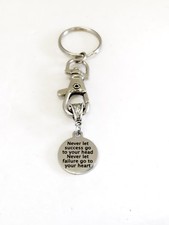 Motivating Keychain, Never Let Success Go To Your Head, Never Let Failure