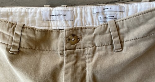 Pantalón Chino UO URBAN OUTFITTERS HOMBRES Easton Calce Ajustado Elástico Talla 30x32 Caqui - Imagen 6 de 6