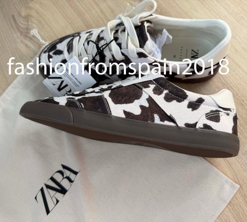 ZARA NEW WOMAN ANIMAL PRINT TRAINERS SNEAKERES SHOES 35-42 5407/510/202 - Picture 4 of 7
