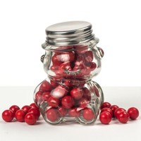 Perfectly Plain Glass Teddy Bear Jar - Party Supplies 1 on sale Perfectly Plain Glass Teddy Bear Jar - Party Supplies 1 on sale