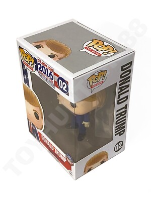 Funko Pop! The Vote 02 Donald Trump Vaulted/ Retired NIB RARE VHTF