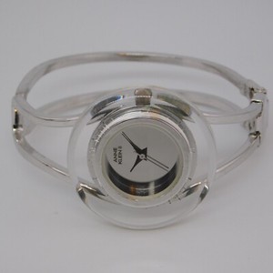 Montre Femme Vintage Annie Klein - Cadran Brun, Bracelet Cuir - 38mm