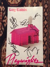 Jesse Tyler Ferguson And Complete Cast Signed Log Cabin Playbill