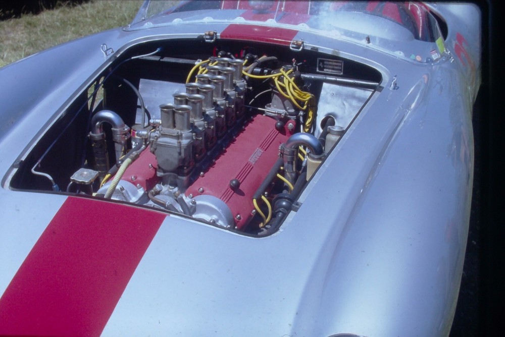 2/1974  Race Car Engine Auto Road Racing Raceways Color Slide A29