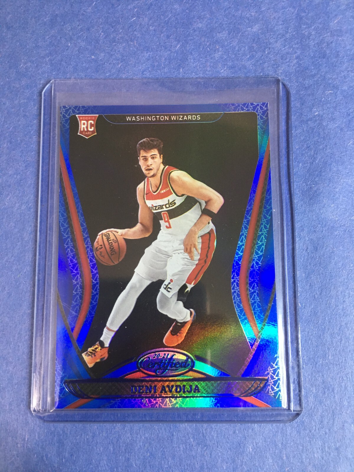 F173,193 2020-21 Certified Mirror Blue #192 Deni Avdija WIZARDS