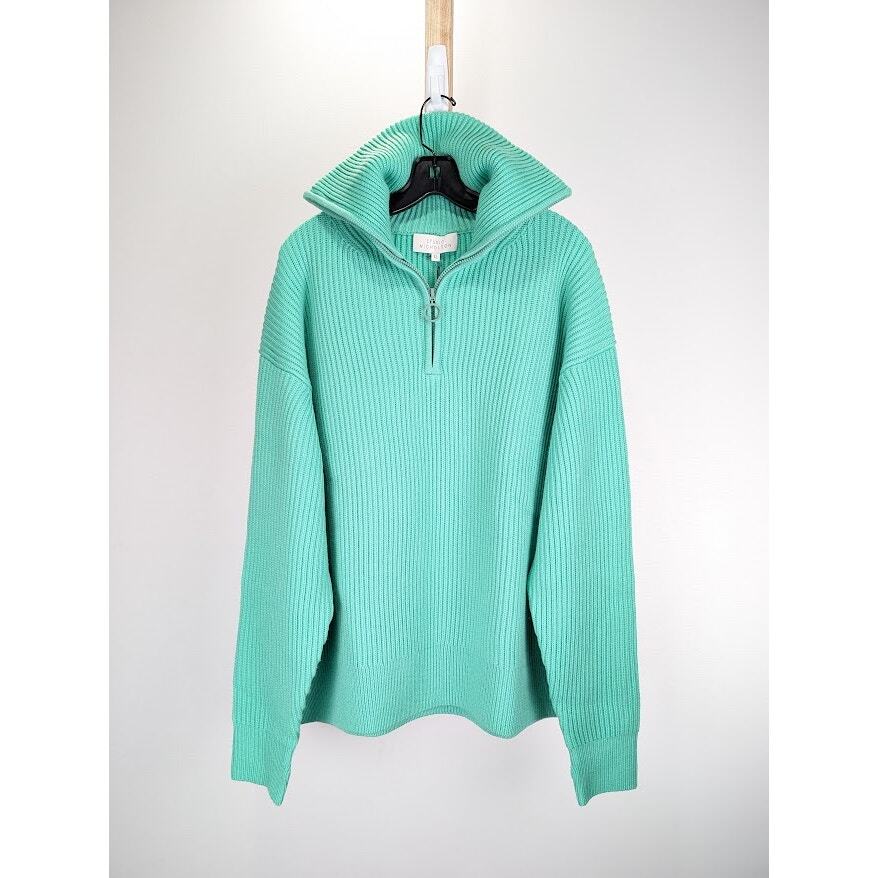 Studio Nicholson Knitwear 5GG Fisherman Rib Knit Half, Zip