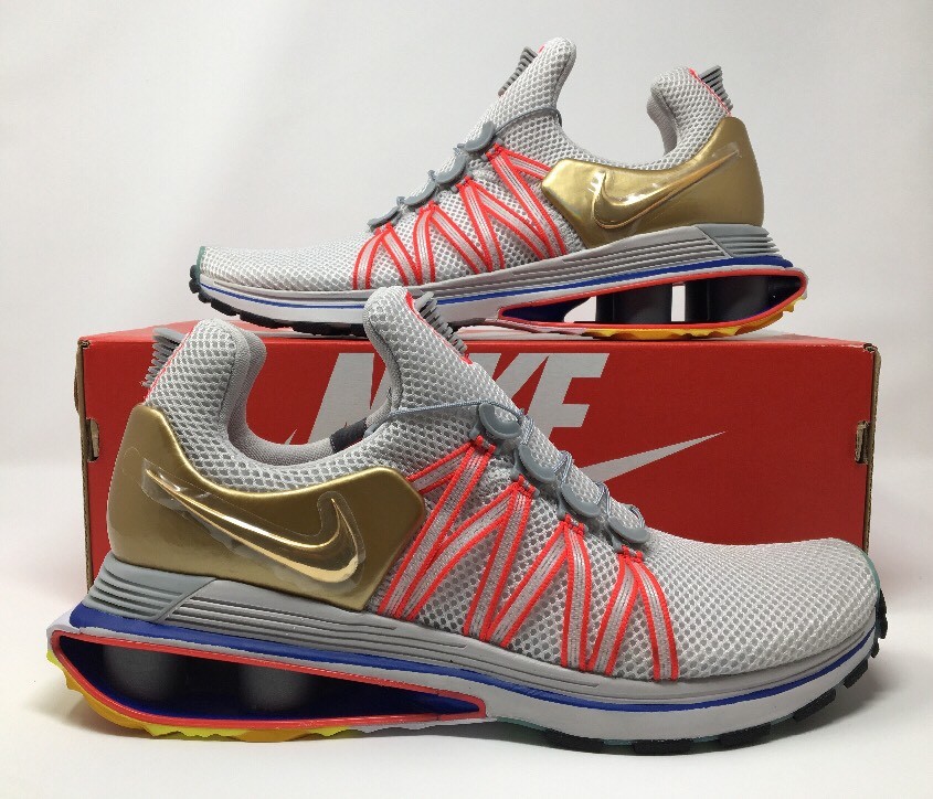 Nike Shox Gravity Olympic Olympic Gravity Grey Metallic Gold AQ8553 009 Men's Size 7 New c0c81c Nike Shox Gravity Olympic Olympic Gravity Grey Metallic Gold AQ8553 009 Men's Size 7 New c0c81c