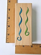 EK Success Image Tree Rubber Stamps - Ribbon Streamers IT02H - NEW