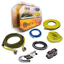 DS18 AKIT0.YL 0-GA Amplifier Installation Wiring Kit - Yellow