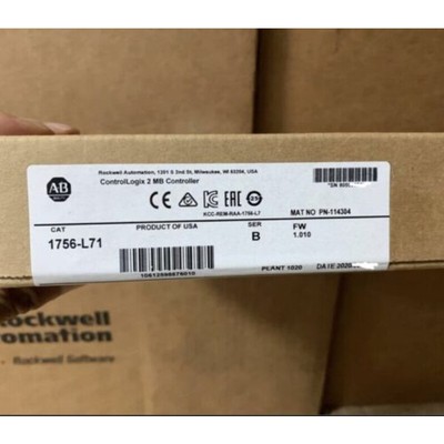 New Genuine New In Box Allen Bradley 1756-L71 1756L71 Free Shipping