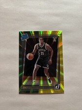 2021-22 Panini Donruss - Rated Rookie Holo Green & Yellow Laser #215 Day'Ron...
