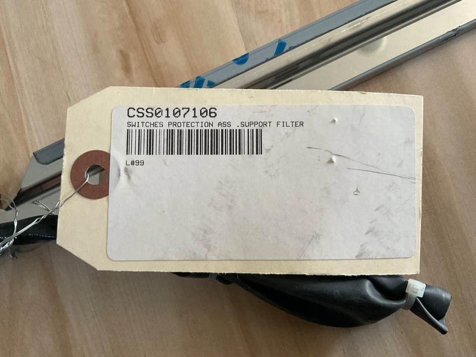 Conjunto de protección de interruptores de campana extractora ELICA CSS0107106 NUEVO OEM Foto 3 de 3