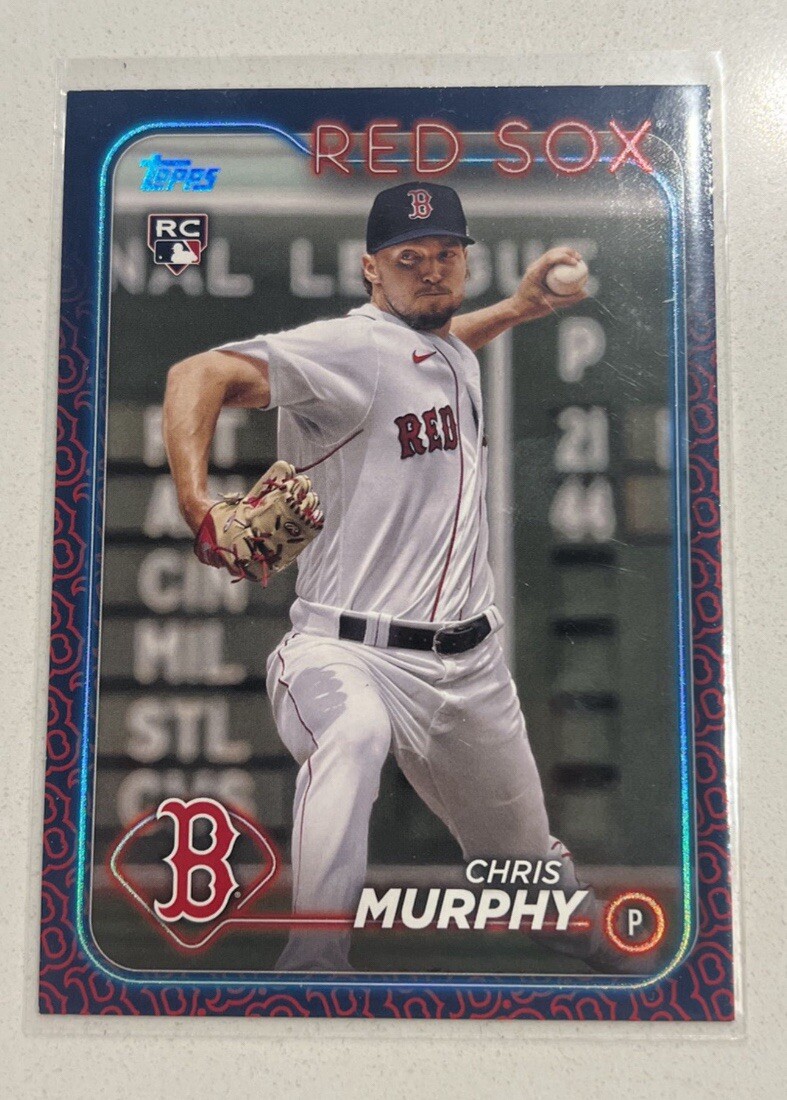 2024 Topps Series 1 - Team Color Border #73 Chris Murphy (RC)