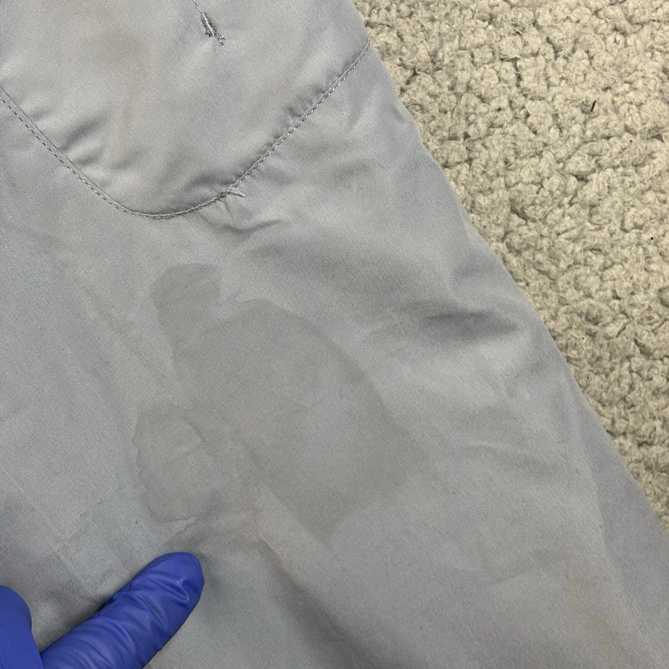 Pantalones de chándal forrados Wilson cortavientos para hombre de béisbol gris talla XXL ALTOS * MANCHAS * Foto 4 de 4