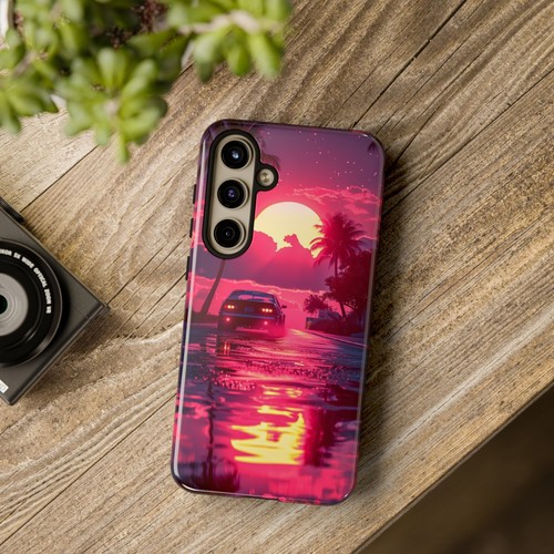 Neon Beach Sunset Drive Horizon Phone Case for iPhone, Samsung Galaxy, Pixel - 第 93/141 張圖片