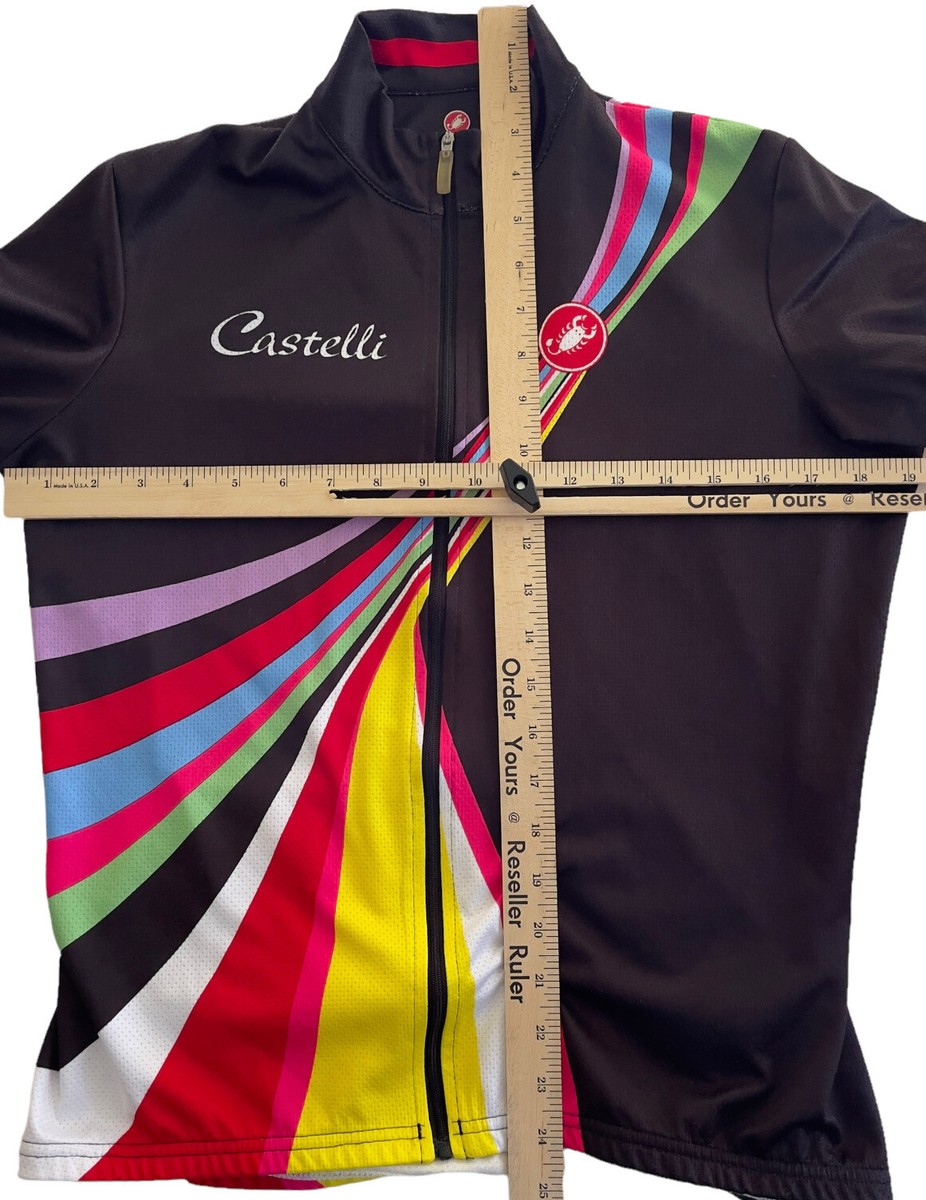 Castelli XL サイクルジャケット 長袖 黒赤白 Castelli ＜春の感謝祭＞[クリアランス☆40%OFF]CASTELLI 14506