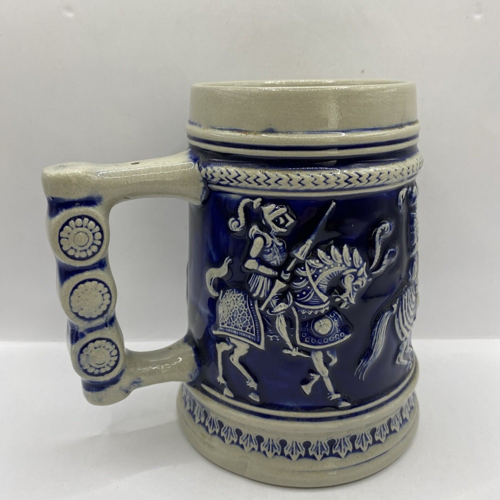 German Zinn Beer Stein Mug – Authentic Handcrafted Oktoberfest Tankard
