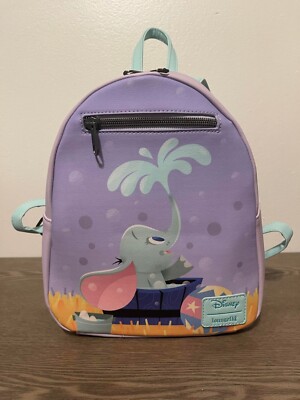 Loungefly mini backpack Disney Dumbo Bath time Fun | eBay display picture 2