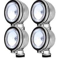 4 Clear White Halogen Car Light Spotlights Fog Spot Lights Foglights Led Lamp 4 Clear White Halogen Car Light Spotlights Fog Spot Lights Foglights Led Lamp