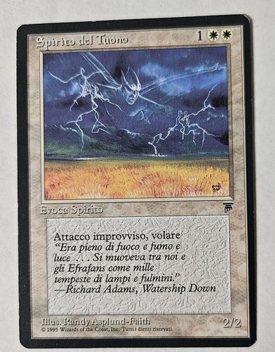 THUNDER SPIRIT - ITALIAN LEGENDS - MAGIC THE GATHERING MTG - LP LIGHTLY - PLAYED