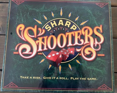 VINTAGE NEW 1994 MILTON BRADLEY SHARP SHOOTERS TAKE A RISK DICE GAME