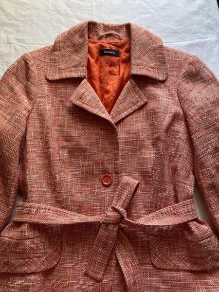 Women Max&Co. Jacket Red Cotton 36 / S / 44