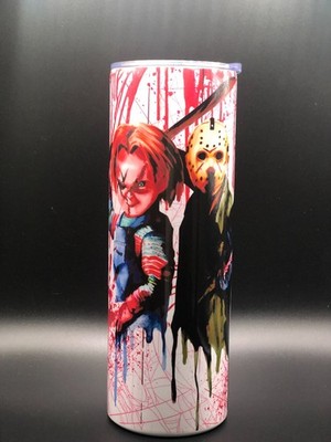 Scary Friends Tumbler Coffee Cup Stainless Steel Insulated Tumbler FREE SHIPPING