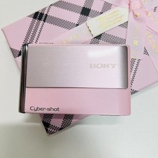Sony Cyber Shot DSC-T70 CCD Digital Camera 8.1MP 3x Optical Zoom Pink Auto Focus