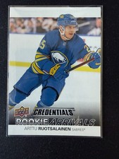 2021-22 Upper Deck Credentials Rookie Arrivals Arttu Ruotsalainen RC #RA-41
