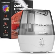 Cool Mist Humidifier - 2.2L Water Tank, for Bedroom, Baby, Quiet Ultrasonic Air