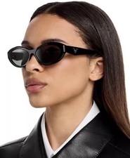 PRADA PR 26ZS 16K08Z Black Dark Grey Women's 55 mm Sunglasses