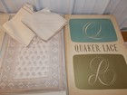 Vintage Quaker Lace PLACEMAT SET WITH NAPKINS ORIGINAL BOX CHAMPAGNE 8728 — photo 1